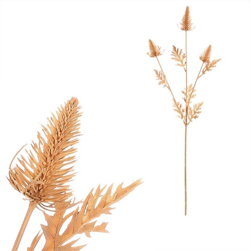 Bodlák kvetoucí - umělý řezaný, krémová barva