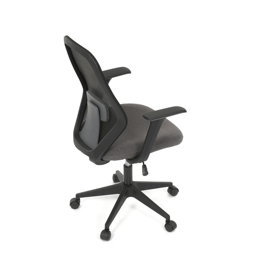 Kancelářská židle, houpací mechanismus, černá síťovina, KA-V3149 BK