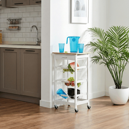 Regál, mdf, bílá, DR-043