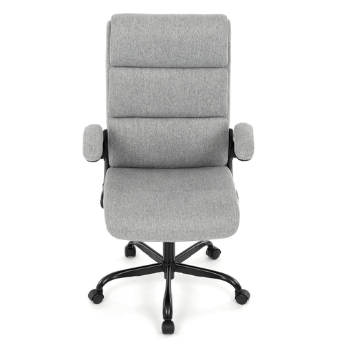 Kancelářské křeslo, houpací mechanismus, šedá látka, KA-K3104 GREY