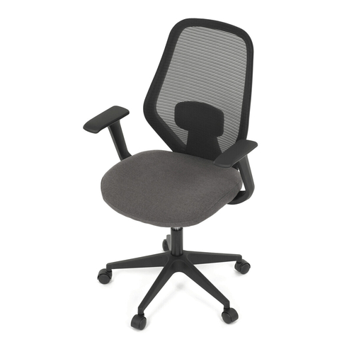 Kancelářská židle, houpací mechanismus, černá síťovina, KA-V3149 BK