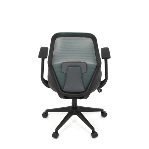 Kancelářská židle, houpací mechanismus, zelená síťovina, KA-V3149 GRN