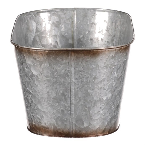 Kovový truhlík, design s ptáčky.