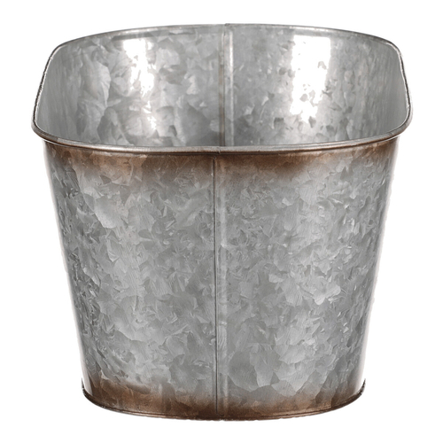 Kovový truhlík, design s ptáčky.