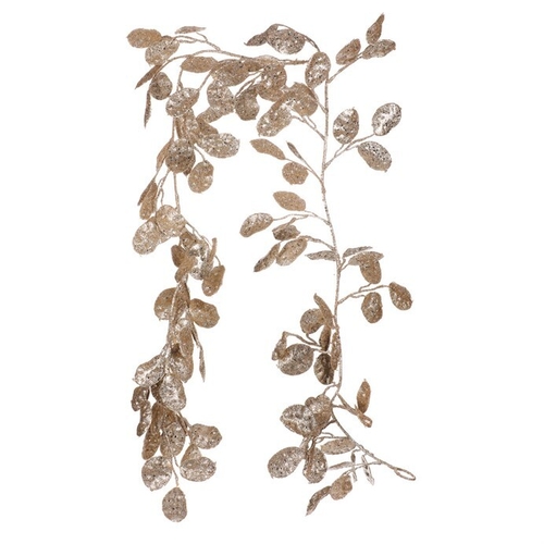 Eukalyptus - umělá girlanda, barva měděná