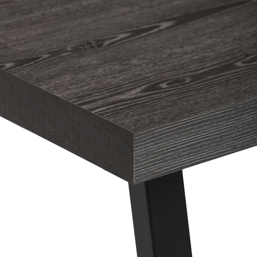 Jídelní stůl rozkládací 160-240x90 cm, lamino, šedý dub, HT-R5624 GREY