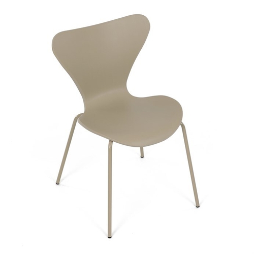 Jídelní židle, hnědá, plast, CT-X7034 CAP