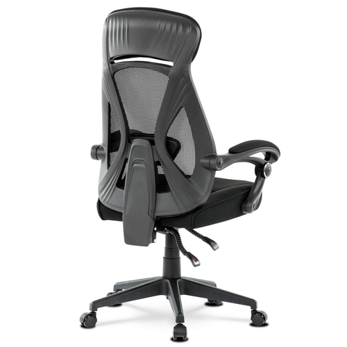 Kancelářská židle, houpací mechanismus, černá síťovina, KA-Y309 BK