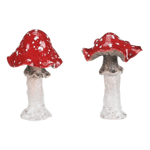 Houba keramická - muchomůrka, vel. L, mix 2 druhů, cena za 1 ks