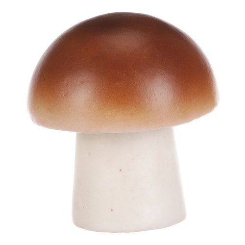 Houba plastová - velká, hnědý hříbek, cena za 1 ks