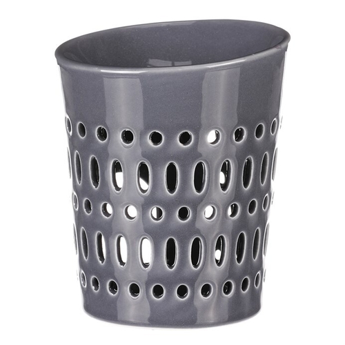 Aromalampa - porcelánová, otvory po obvodu, barva modrá