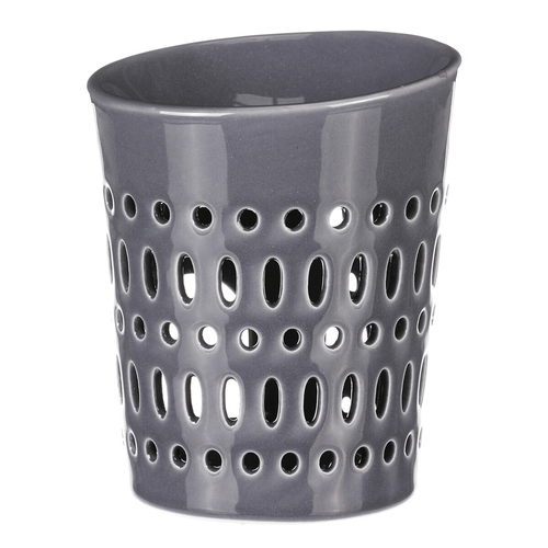 Aromalampa - porcelánová, otvory po obvodu, barva modrá