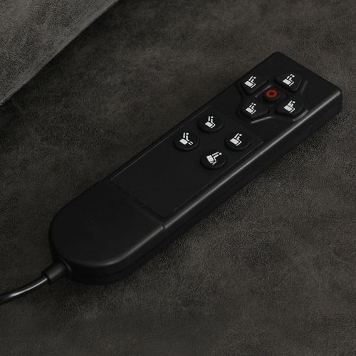 Polohovací křeslo, elektrické kabelové ovládání, černá, látka vintage, TV-L8904 BK3