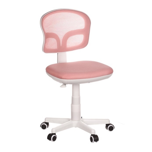 Dětská židle, výškově nastavitelná, růžová síťovina, KA-C801 PINK