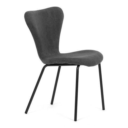 Jídelní židle, šedá, látka, CT-S8010 GREY2