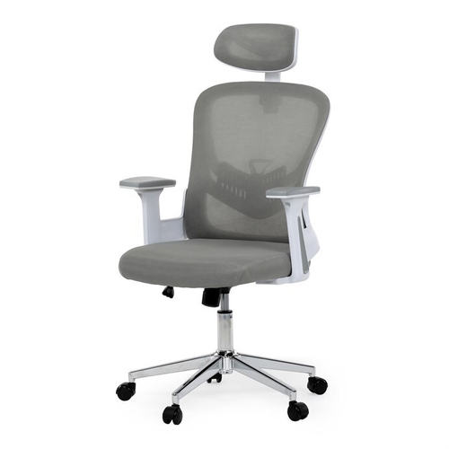 Kancelářská židle, houpací mechanismus, šedá, KA-K2031 GREY