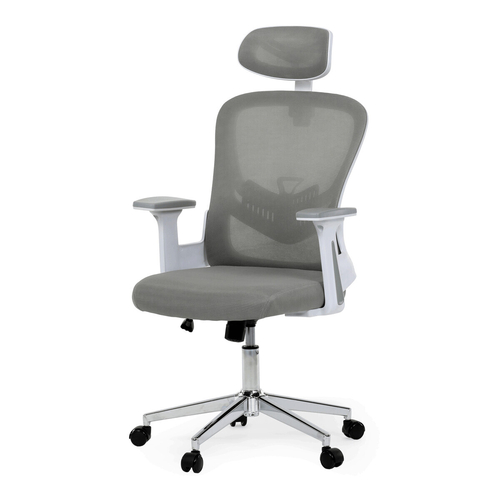 Kancelářská židle, houpací mechanismus, šedá, KA-K2031 GREY