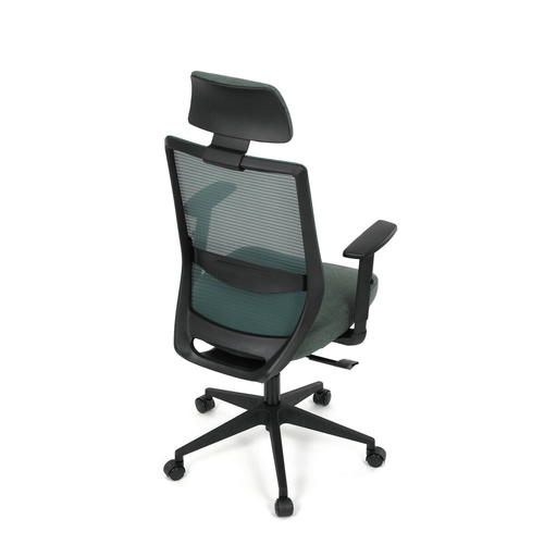 Kancelářská židle, synchronní mechanismus, zelená síťovina, KA-V3329 GRN