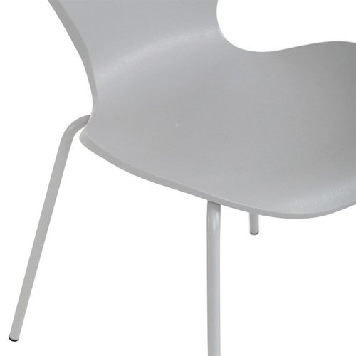 Jídelní židle, šedá, plast, CT-X7034 GREY