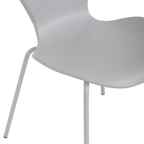 Jídelní židle, šedá, plast, CT-X7034 GREY