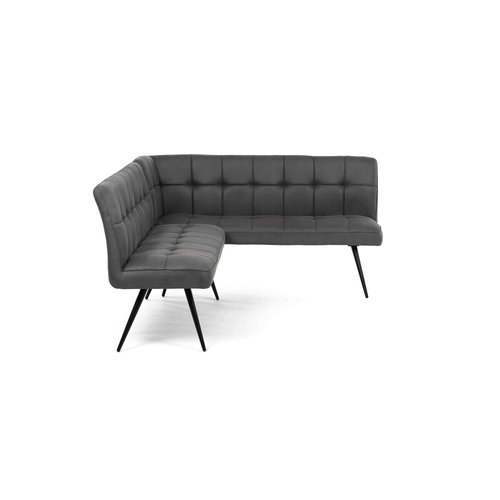 Jídelní lavice, šedá, látka vintage, DCL-D1950 GREY3