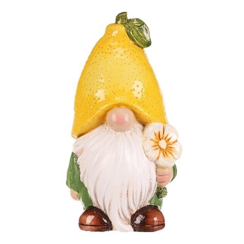 Trpaslík citrónový - keramická figurka, vel. M, barva žlutá