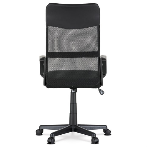 Kancelářská židle, houpací mechanismus, černá síťovina, KA-L601 BK