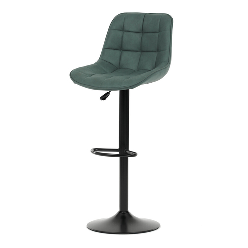 Barová židle, zelená, látka, AUB-V3066 GRN3
