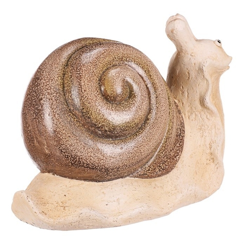 Šnek - figurka z magnesia, barva hnědá