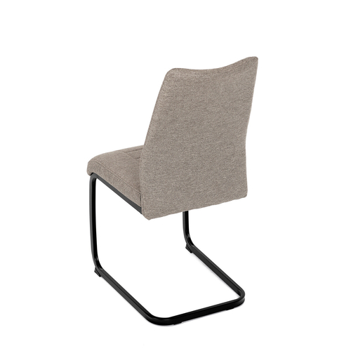 Jídelní židle, hnědá, látka, DCL-438 BR2
