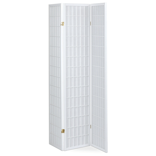 Paraván, masiv, bílá, EF-E803 WT