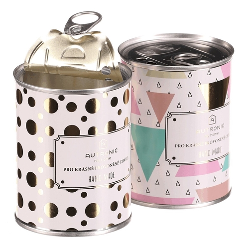Svíčka aromatická - v plechovce, mix 2 druhů, cena za 1 ks