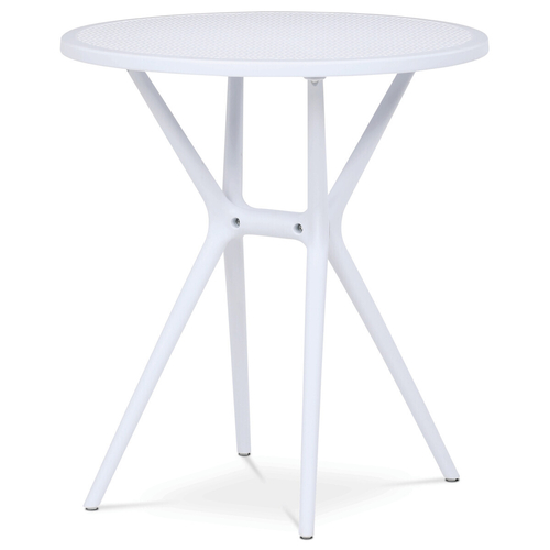 Zahradní stůl plast, bílá, DT-X7007 WT