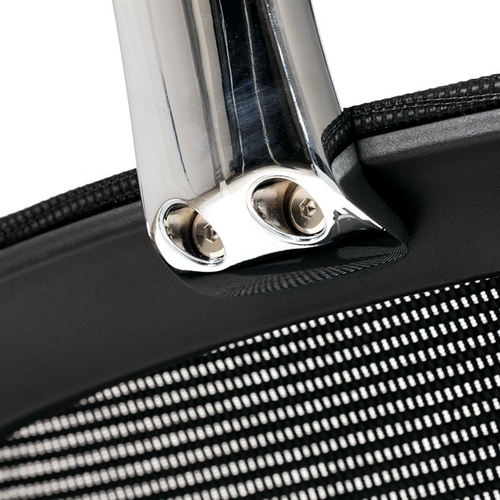 Kancelářská židle, houpací mechanismus, červená síťovina, KA-B1025 BOR