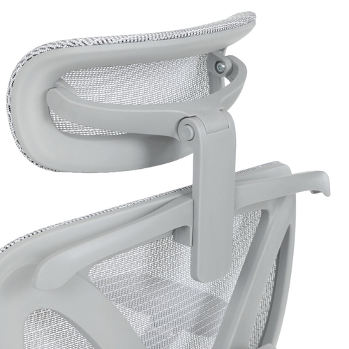 Kancelářská židle, synchronní mechanismus, šedá síťovina, KA-B2363 GREY