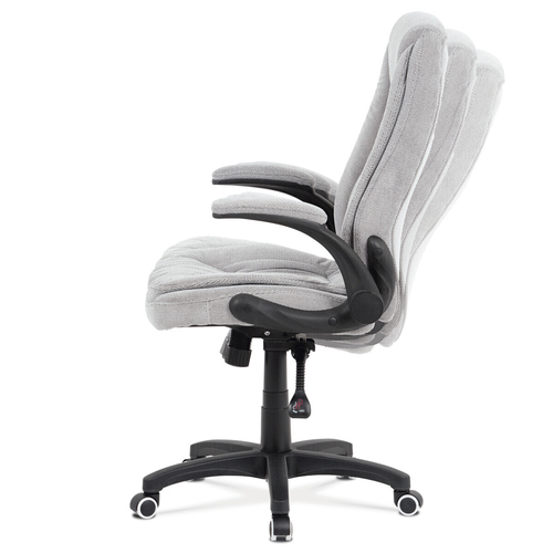 Kancelářské křeslo, houpací mechanismus, šedá látka, KA-G303 SIL2