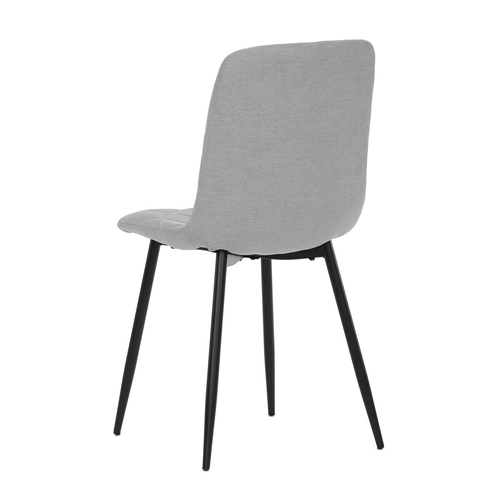 Jídelní židle, šedá, látka, CT-283 SIL2