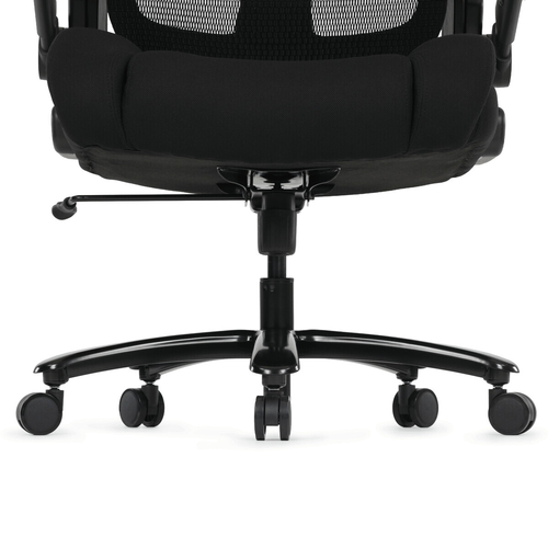 Kancelářská židle, houpací mechanismus, černá látka, KA-N1313 BK