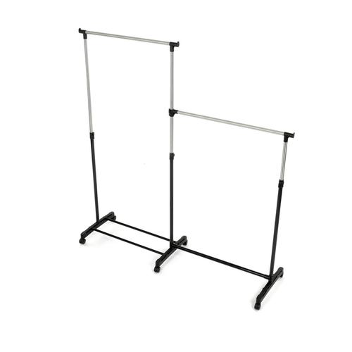 Stojan na šaty, plast, černá, GD-174 BK