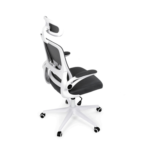 Kancelářská židle, houpací mechanismus, šedá síťovina, KA-Q843 GREY