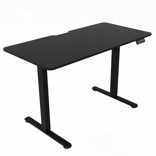 Ergonomický stůl s plynulou regulací výšky 120x60cm, melamin, carbon, LT-H2210 BK