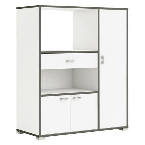 Skříňka na mikrovlnnou troubu BUZZ bílá