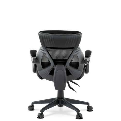 Kancelářská židle, houpací mechanismus, černá síťovina, KA-Y309 BK