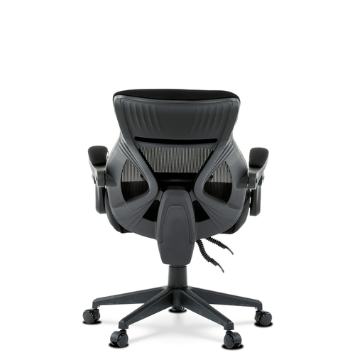 Kancelářská židle, houpací mechanismus, černá síťovina, KA-Y309 BK