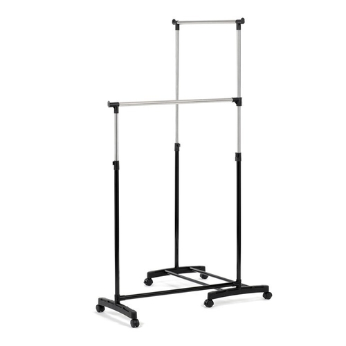 Stojan na šaty, plast, černá, GD-174 BK