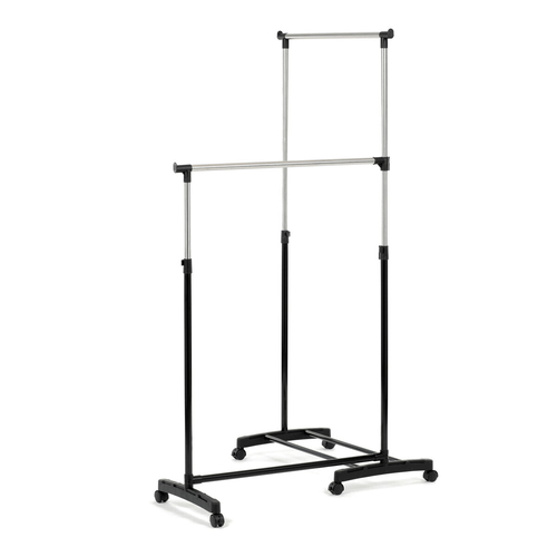 Stojan na šaty, plast, černá, GD-174 BK