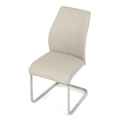 Jídelní židle, krémová, ekokůže, DCL-D1277 CRM