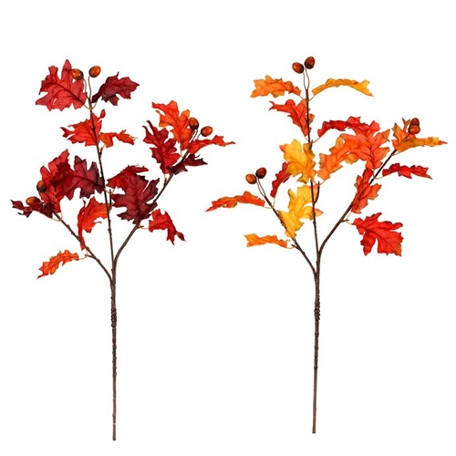 Dub - umělá větev, mix 2 druhů, cena za 1 ks