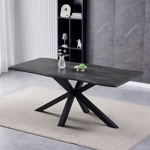 Jídelní stůl 180x90cm, mdf, šedý dub, HT-F4618 GREY