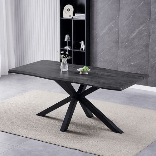 Jídelní stůl 180x90cm, mdf, šedý dub, HT-F4618 GREY